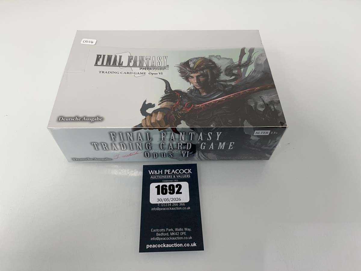 Lot 1692 - German Final Fantasy TCG - Opus VI Booster Box...