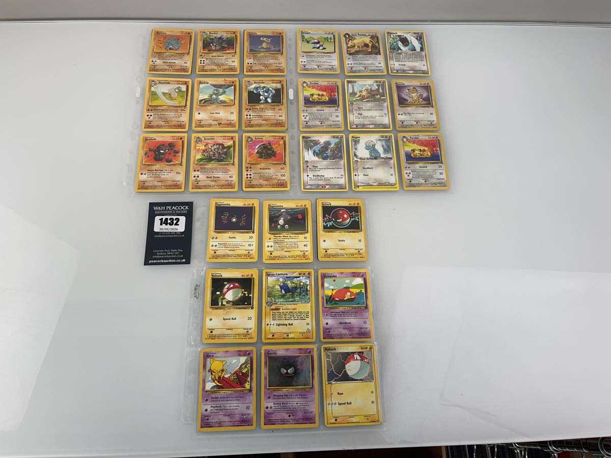 Lot 1432 - Quantity of Vintage Pokémon cards including...