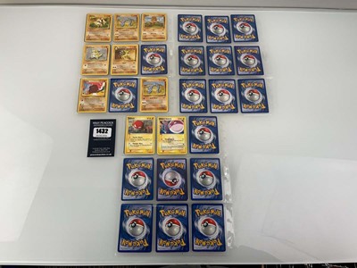 Lot 1432 - Quantity of Vintage Pokémon cards including...