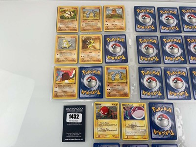 Lot 1432 - Quantity of Vintage Pokémon cards including...