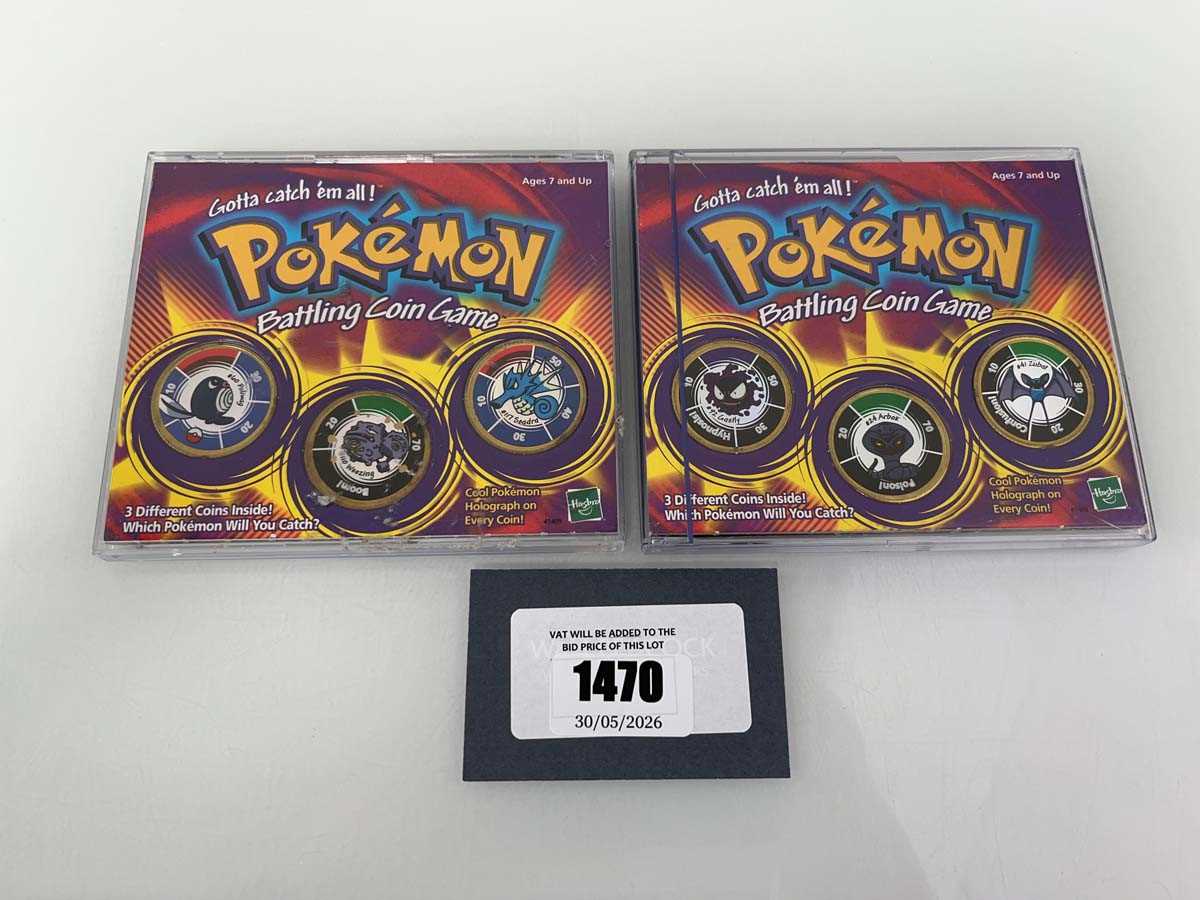 Lot 1470 - 2x Pokémon Battling Coin Game