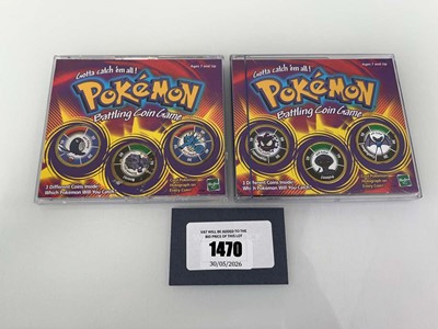 Lot 1470 - 2x Pokémon Battling Coin Game