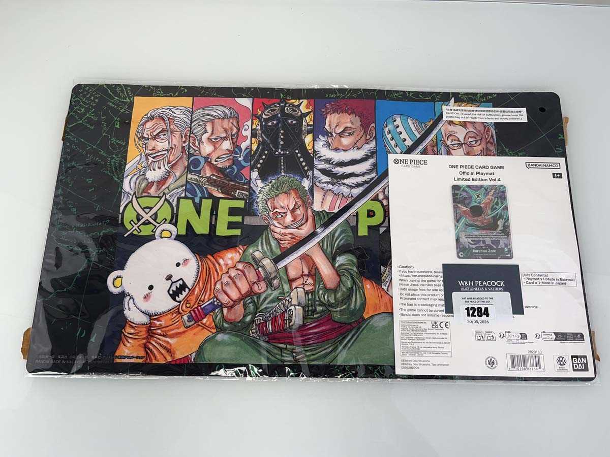 Lot 1284 - One Piece Card Game Official Playmat Limited...