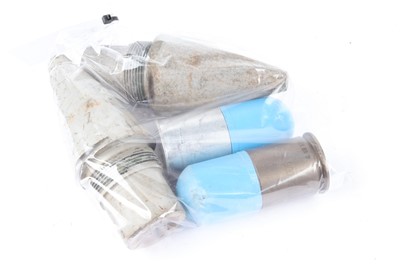 Lot 1136 - 2 x inert M203 Rifle Grenades and 2 x 105mm...