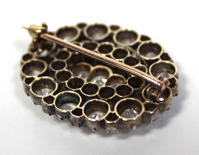Lot 656 - A late 19th/early 20th century oval openwork...