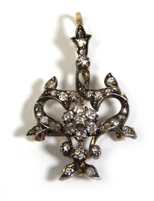 Lot 657 - An early 20th century yellow metal openwork...
