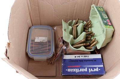 Lot 2699 - (S1) 152 x 7.62 x 54R assorted cartridges plus...