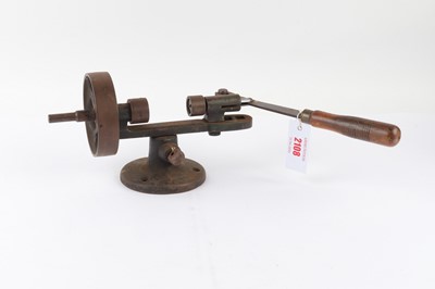 Lot 2108 - Bench mounted Lightwood & Son 12 bore roll...