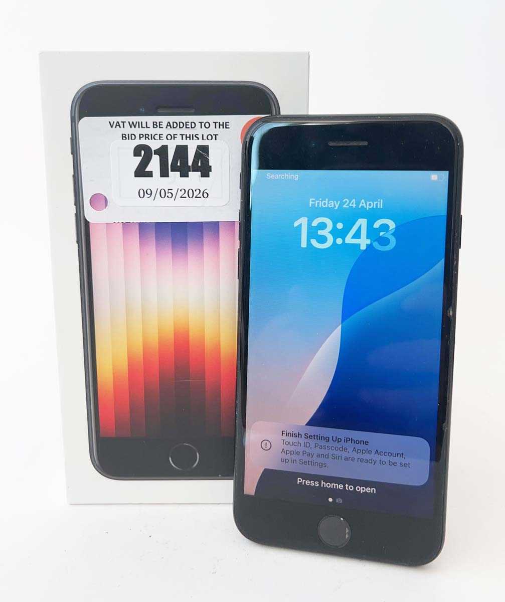 Lot iPhone SE 2022 64GB Midnight with box