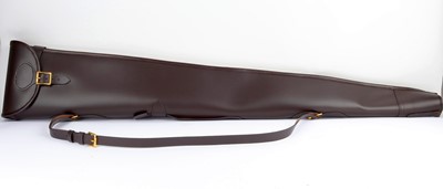 Lot 40 - A Martin Jones fleece-lined leather shotgun...