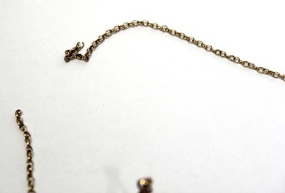 Lot 682 - A 9ct yellow gold chainlink necklace...