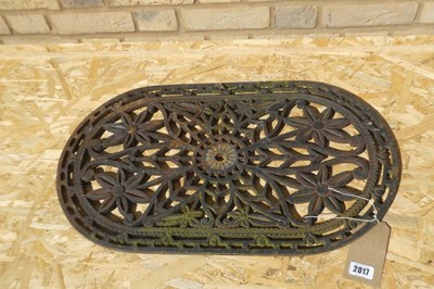 Lot Wrought Iron floral patterned entrance stand