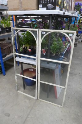 Lot A pair of decorative wooden framed three...