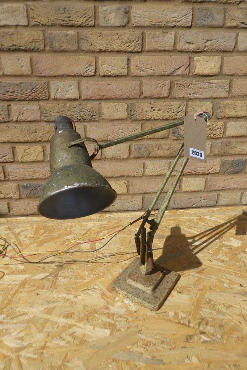 Lot 1960's/1970's 2 step Angle Poised lamp