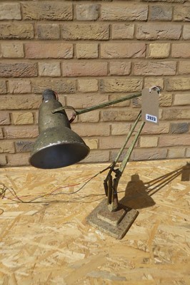 Lot 1960's/1970's 2 step Angle Poised lamp