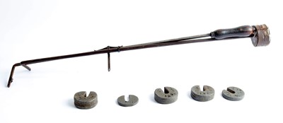 Lot 45 - Stock length stick, and a vintage trigger pull...