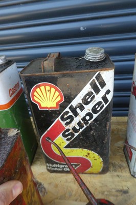 Lot Selection of Vintage Jerry cans and oil cans...