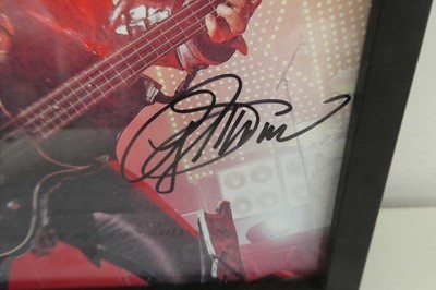 Lot 1005 - Signed photo of Gene Simmons from Kiss with COA