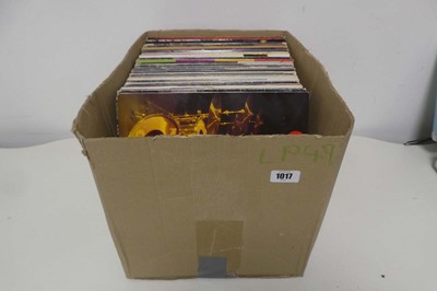 Lot 1017 - Box of approx. 60 vinyl albums incl. Ted...