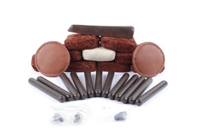 Lot 49 - Assorted pads and rods for displaying guns