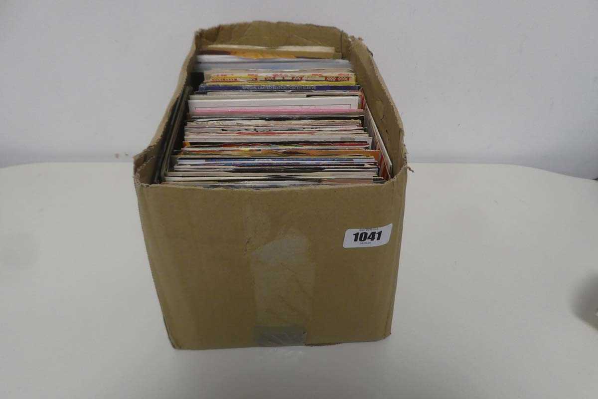 Lot 1041 - Box containing 7" singles incl. The Who,...