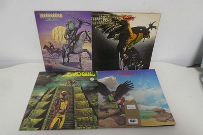 Lot 1042 - 4 Budgie albums incl. Nightflight and Aim For...