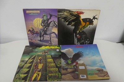 Lot 1042 - 4 Budgie albums incl. Nightflight and Aim For...