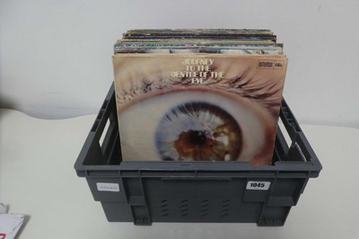 Lot 1045 - Box of 35 mainly prog rock albums incl. Nektar,...