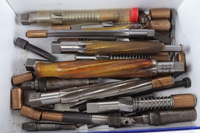 Lot 1154 - Box of chamber reamers and rim cutters