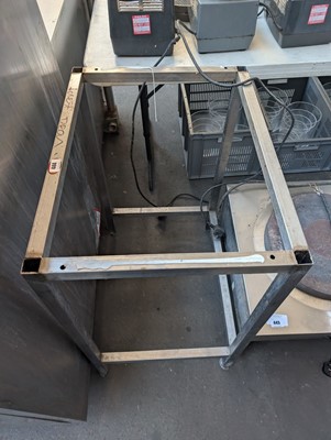 Lot 444 - Stainless steel table frame