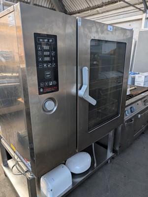 Lot 534 - 120cm gas Angelo Po 10-grid combi oven with...