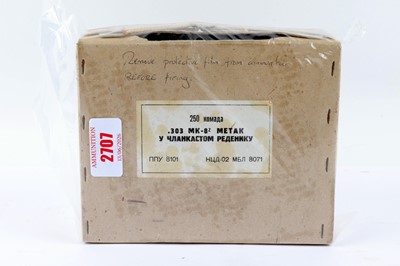 Lot 2707 - (S1) 138 x .303 Mk VIII rifle cartridges