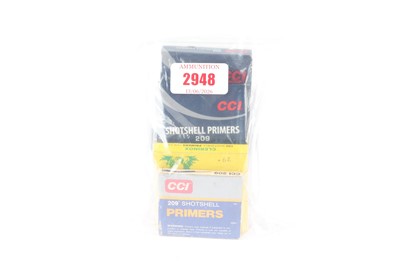 Lot 2948 - 622 x assorted 209 primers by CCI, Clerinox...