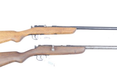 Lot 1891 - (S2) Two shotguns; .22 Webley & Scott...