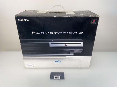 Lot 1172 - Sony PlayStation 3 (60GB) in the box