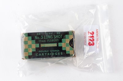 Lot 2123 - (S2) 50 x Eley No.3 (9mm Flobert) No.7 shot...