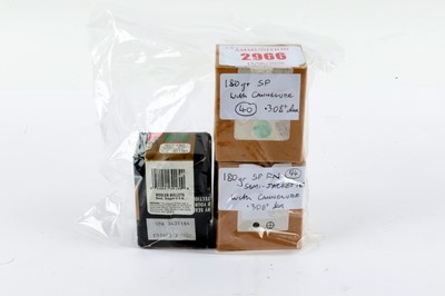 Lot 2966 - Approx. 184 x .308 heads inc. Nosler Ballistic...