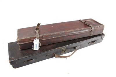 Lot 1470 - Gun case fitted for 30½ ins barrels together...