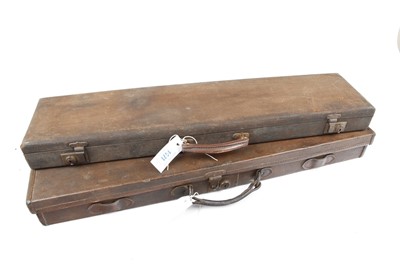 Lot 1471 - Two gun cases for 30 ins barrels