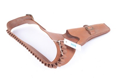 Lot 1174 - Leather Western Holster Rig