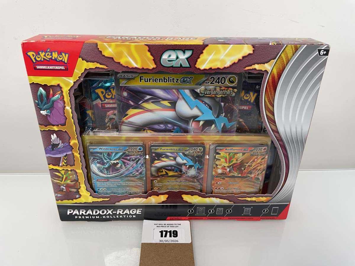 Lot 1719 - German Pokémon TCG: Paradox Rage Premium...