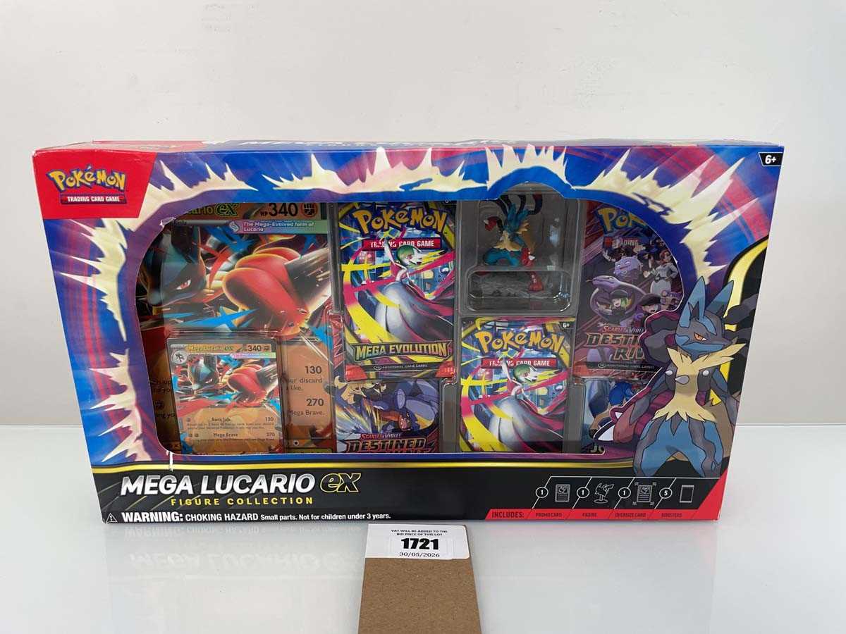 Lot 1721 - Pokémon TCG: Mega Lucario EX Figure Collection...