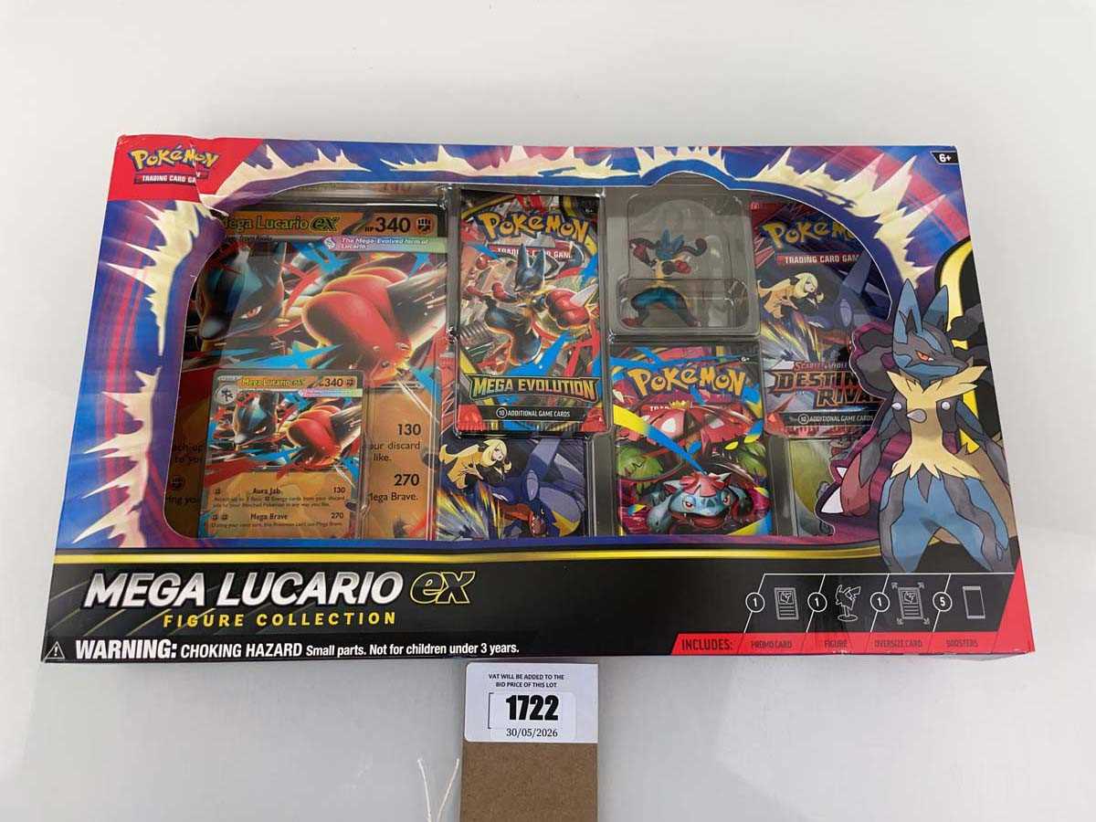 Lot 1722 - Pokémon TCG: Mega Lucario EX Figure Collection...