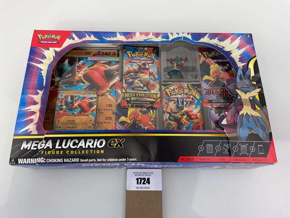 Lot 1724 - Pokémon TCG: Mega Lucario EX Figure Collection...