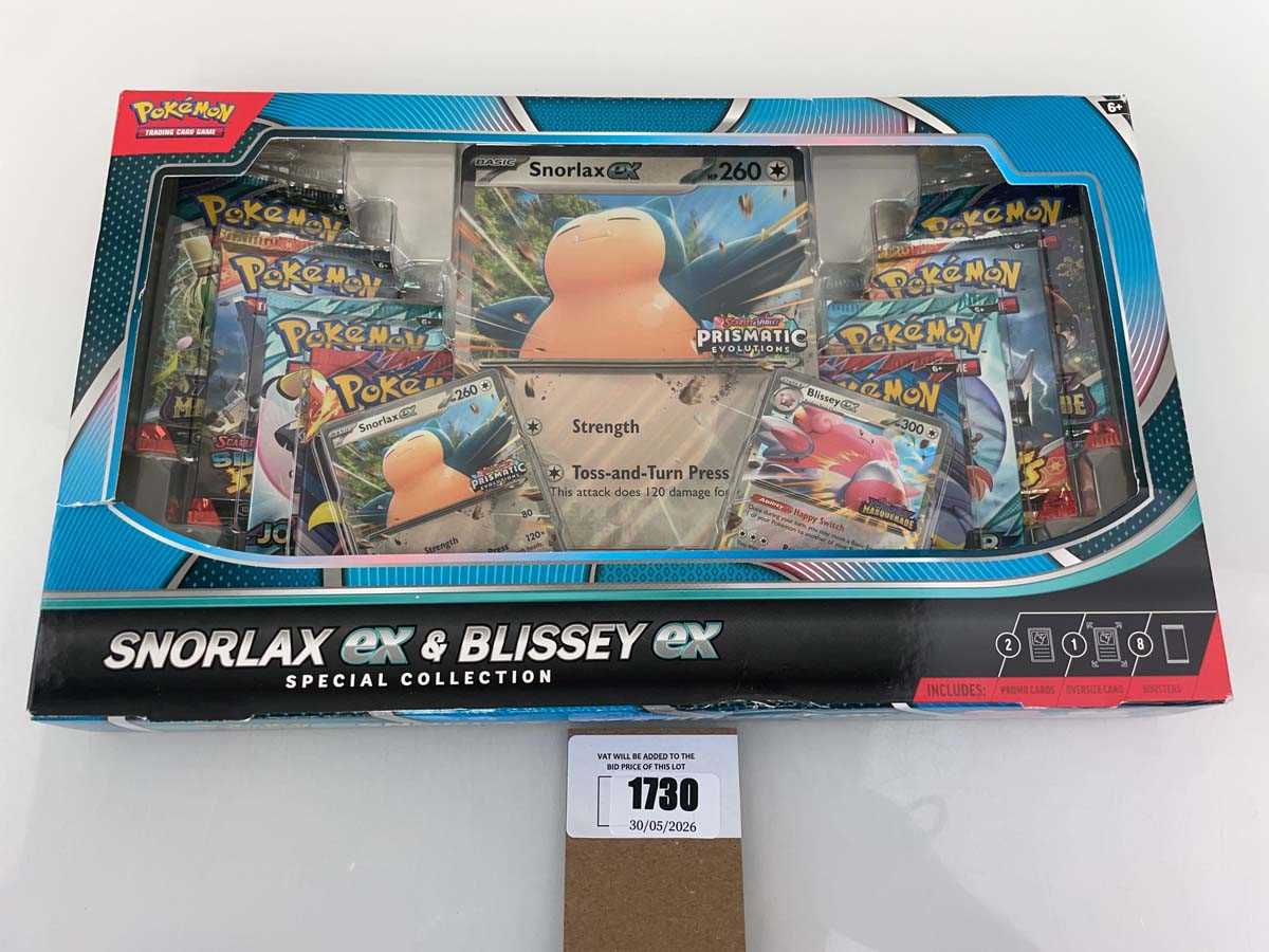 Lot 1730 - Pokémon TCG: Snorlax EX & Blissey EX Special...