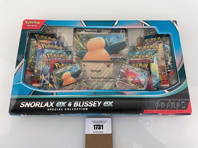 Lot 1731 - Pokémon TCG: Snorlax EX & Blissey EX Special...