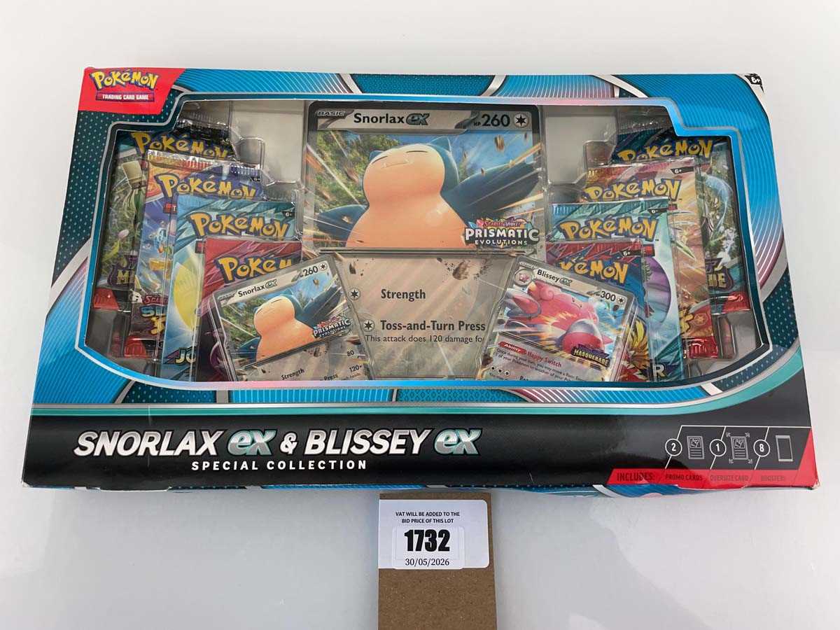 Lot 1732 - Pokémon TCG: Snorlax EX & Blissey EX Special...