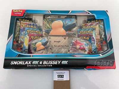 Lot 1732 - Pokémon TCG: Snorlax EX & Blissey EX Special...