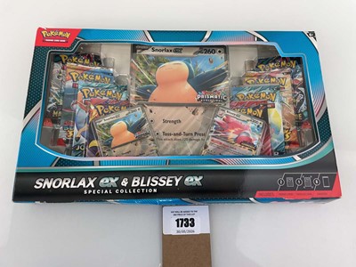 Lot 1733 - Pokémon TCG: Snorlax EX & Blissey EX Special...