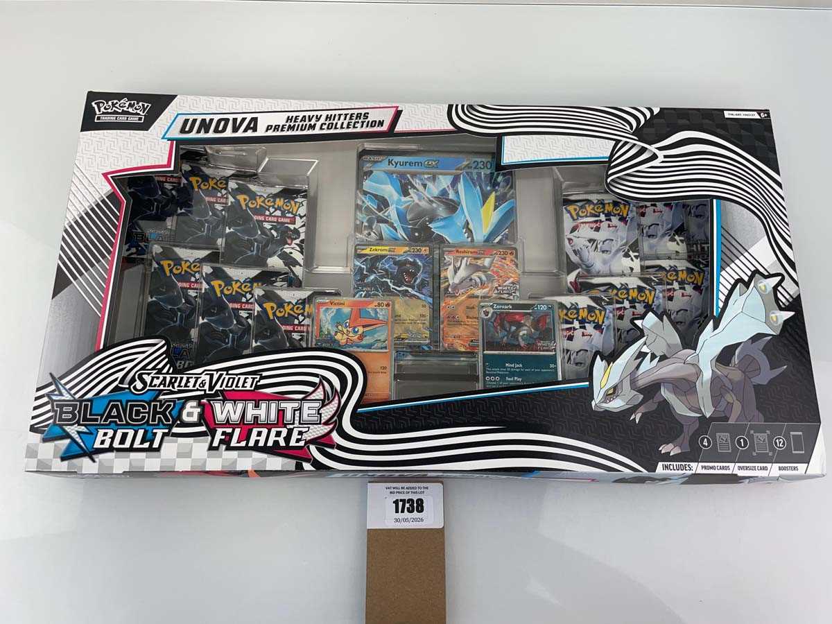 Lot 1738 - Pokémon TCG: Scarlet & Violet - Black Bolt &...